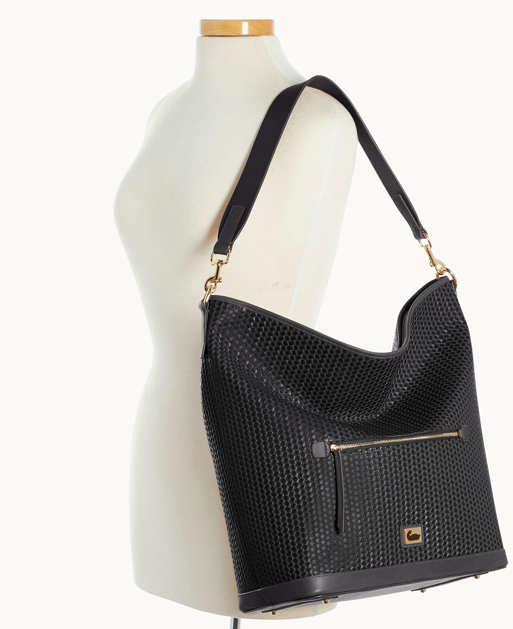 Dooney and bourke camden woven hobo clearance