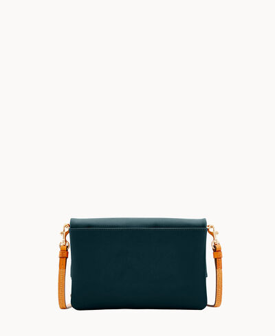 City Foldover Zip Crossbody