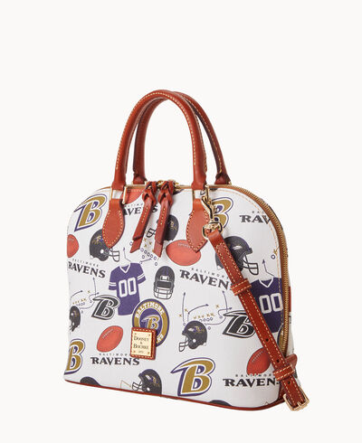 NFL Ravens Zip Zip Satchel