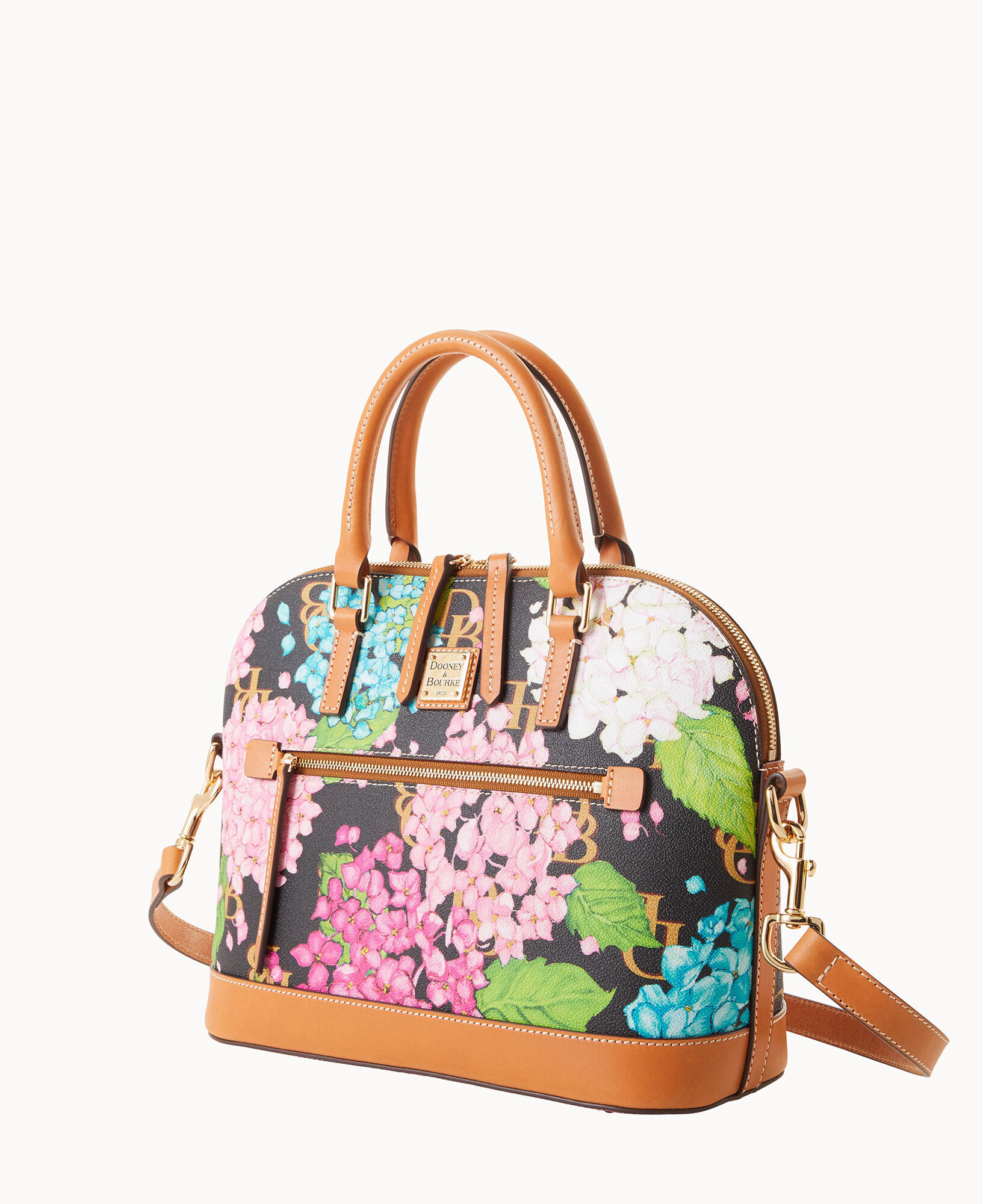 Dooney and discount bourke hydrangea satchel