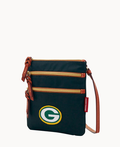 NFL Packers N S Triple Zip w ID holder