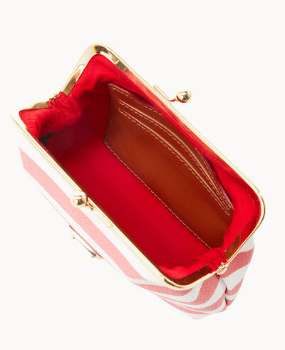 Sullivan Coated Cotton Large Framed Purse