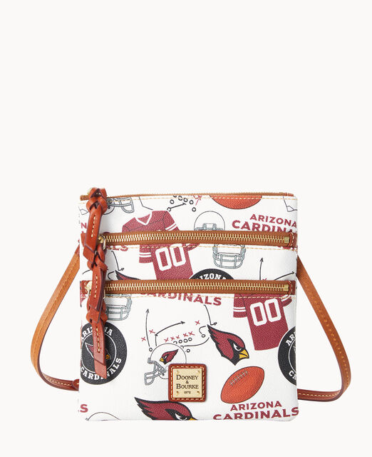 Dooney & Bourke Women's Arizona Cardinals Triple-Zip Crossbody Bag