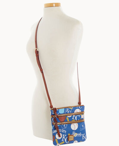 MLB Royals North South Triple Zip Crossbody