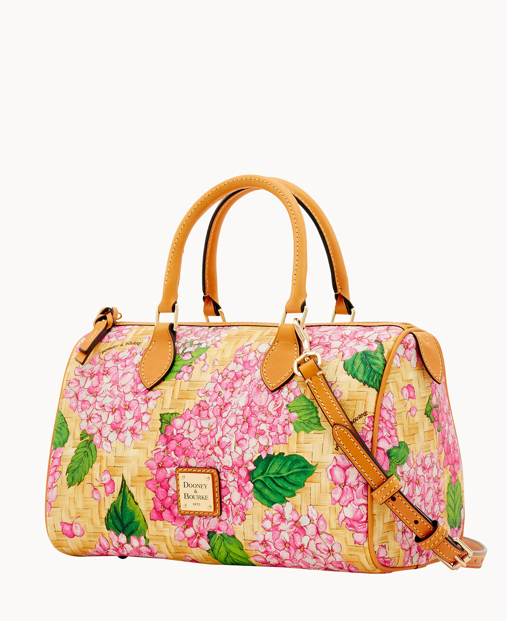 Dooney Bourke Hydrangea Basketweave Classic Satchel