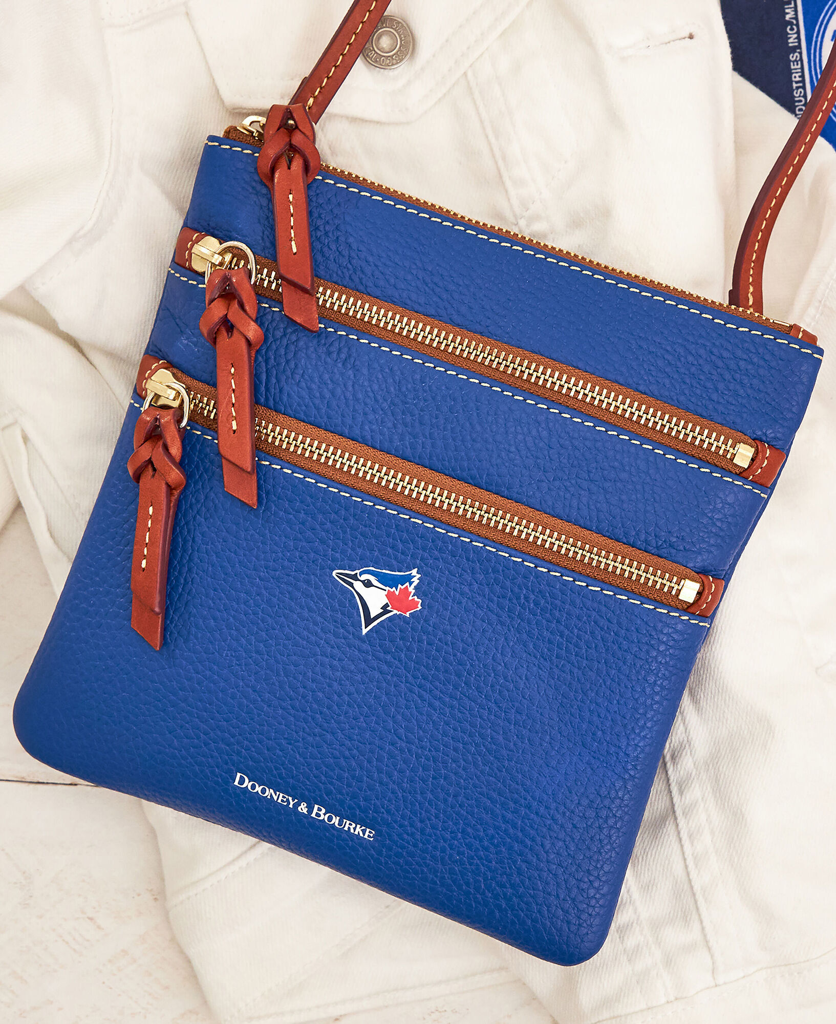 Dooney and bourke triple zip crossbody store