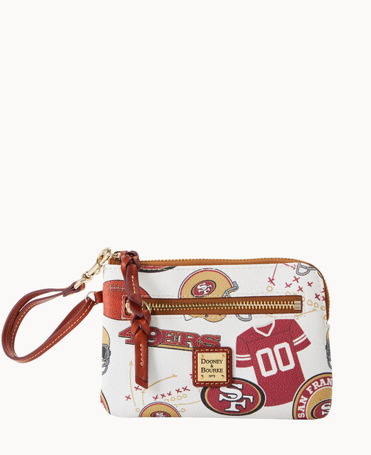 NFL 49ERS Zip Around Wristlet