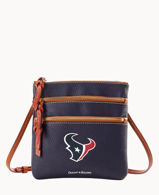 NFL Texans Triple Zip Crossbody