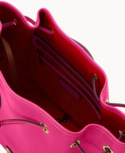 Saffiano Drawstring