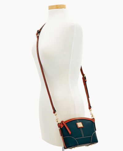 Pebble Grain Mini Domed Crossbody