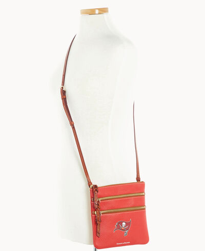 NFL Buccaneers Triple Zip Crossbody