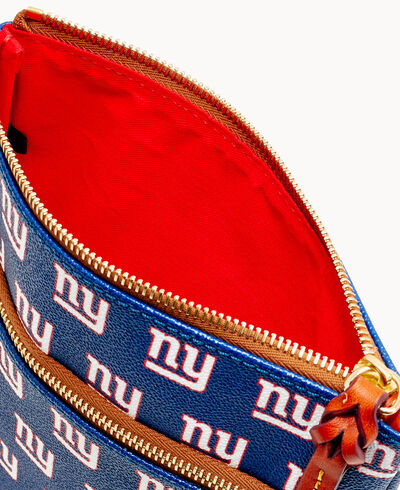 NFL NY Giants Double Zip Crossbody