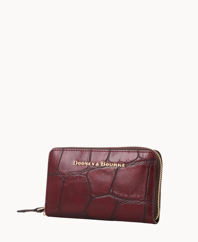 Denison Zip Around Phone Wristlet