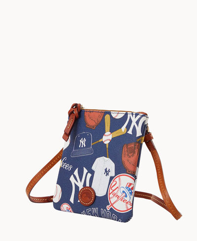 MLB Yankees Small North South Top Zip Crossbody