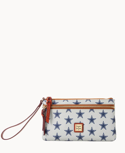 NFL Cowboys Double Zip Wristlet