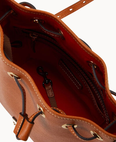 Saffiano Small Drawstring