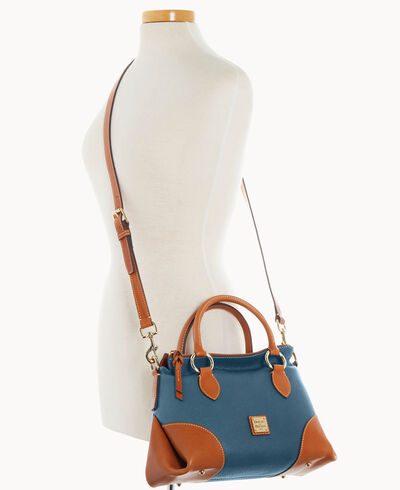 Pebble with Florentine Trim Satchel 30