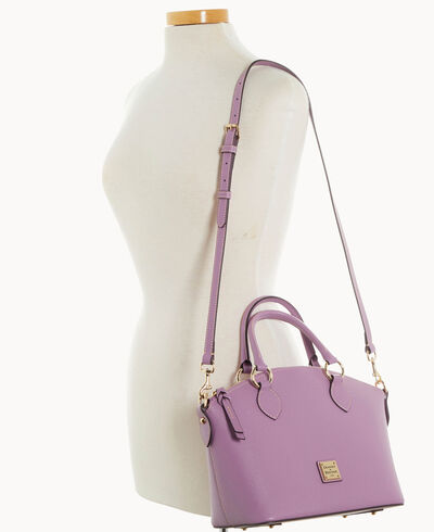 Saffiano Satchel
