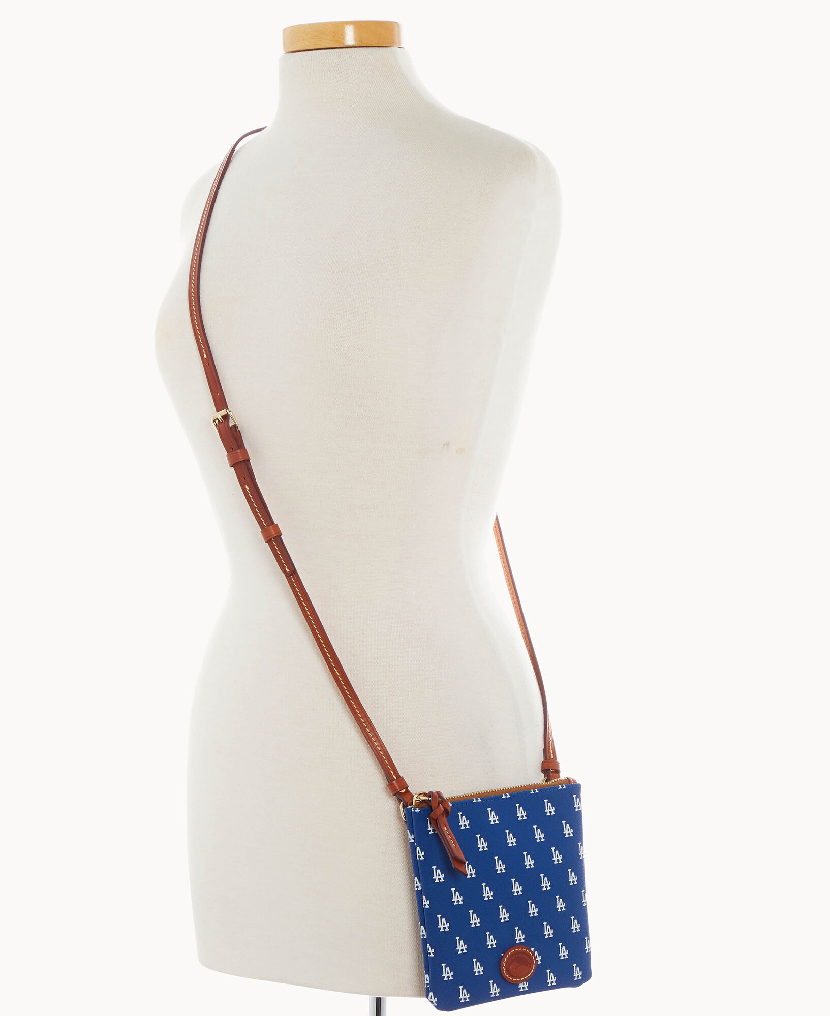 Dooney & Bourke MLB Dodgers Small North/South Top Zip Crossbody