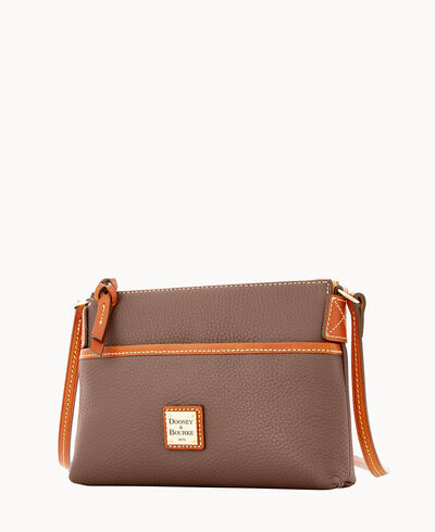 Pebble Grain Ginger Crossbody