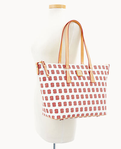Collegiate NC State Zip Top Shopper