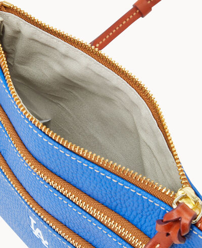 MLB Dodgers North South Triple Zip Crossbody
