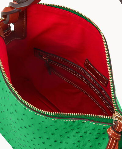Ostrich Twist Strap Hobo