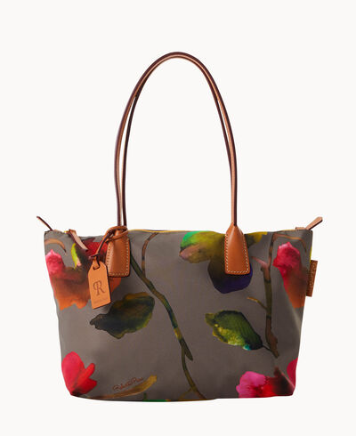 Roberta Pieri Flower Classic Sm Robertina Tote w Long Handle