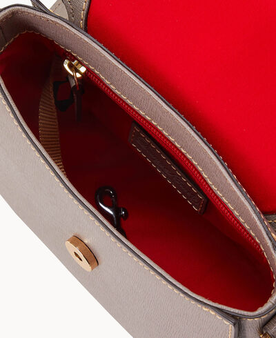 Saffiano Saddle Bag