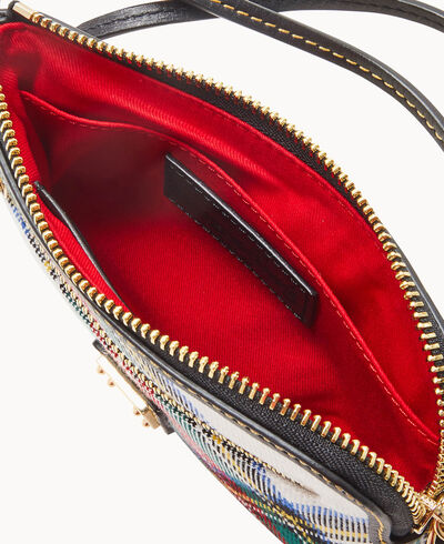 Tartan Zip Around Wristlet