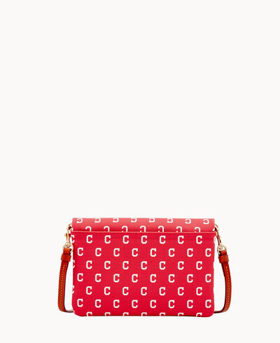 MLB Indians Foldover Crossbody