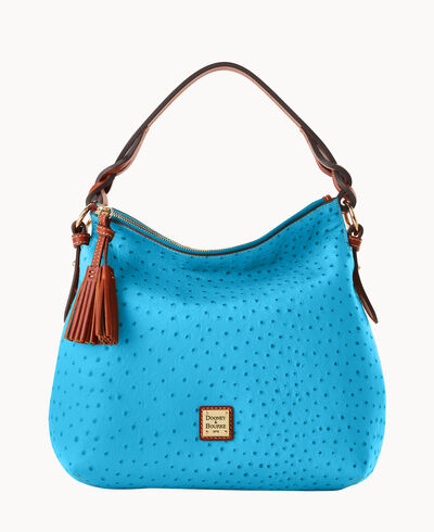 Ostrich Twist Strap Hobo