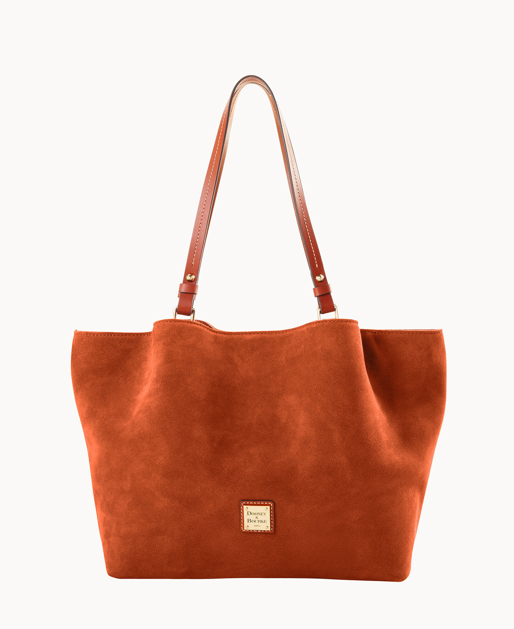 Mini Ostrich Leather Morgan Bag, Red, Top Handle Bag