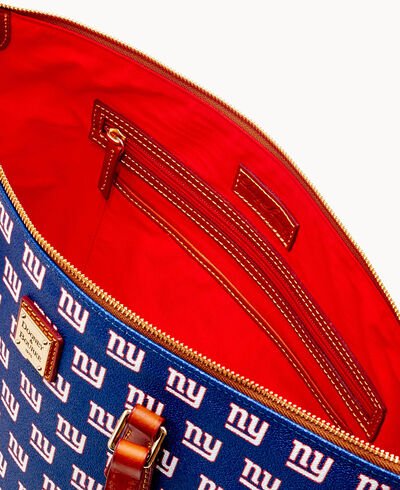 NFL NY Giants Zip Top Shopper