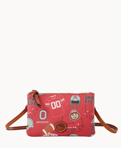 Collegiate Ohio State Top Zip Crossbody