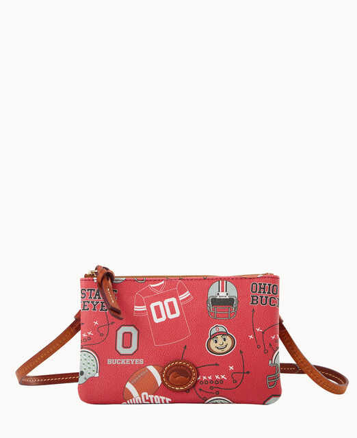 Collegiate Ohio State Top Zip Crossbody