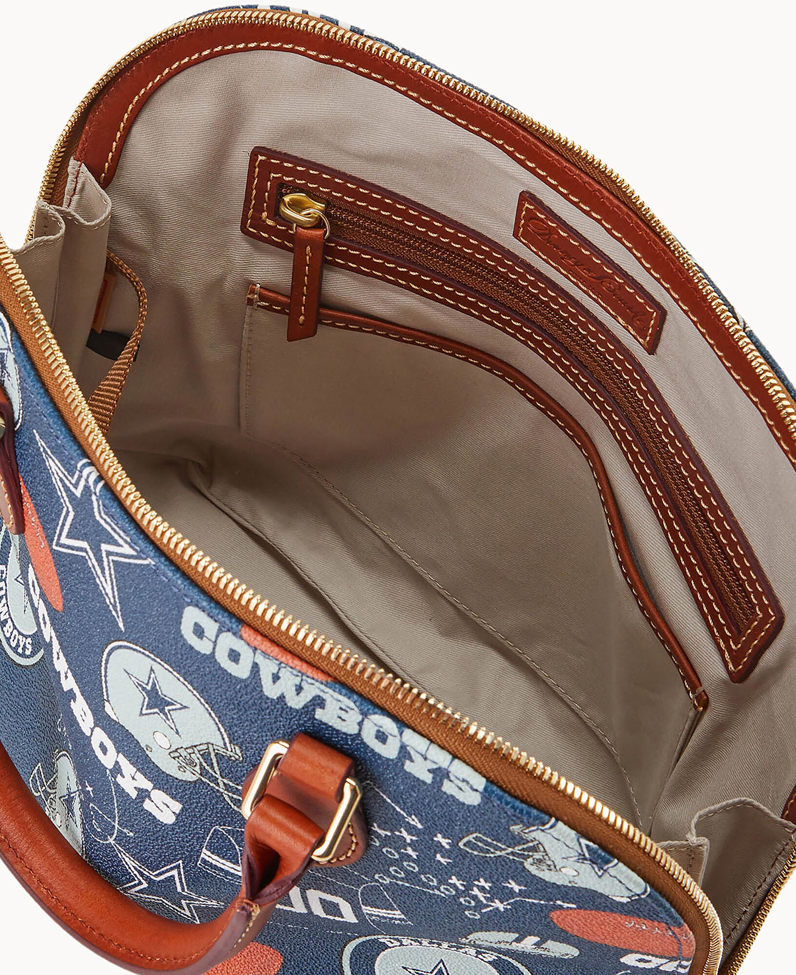 Dooney Bourke NFL Cowboys Zip Zip Satchel