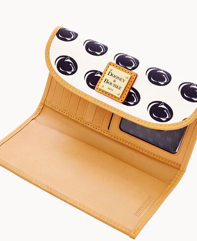 Collegiate Penn State University Continental Clutch