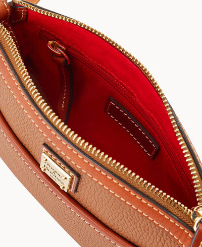 Pebble Grain Domed Crossbody