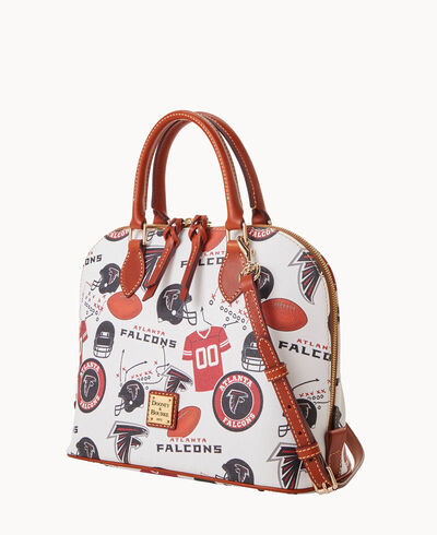 NFL Falcons Zip Zip Satchel