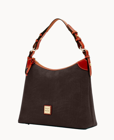 Embossed Lizard Hobo