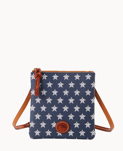 MLB Astros Small North South Top Zip Crossbody