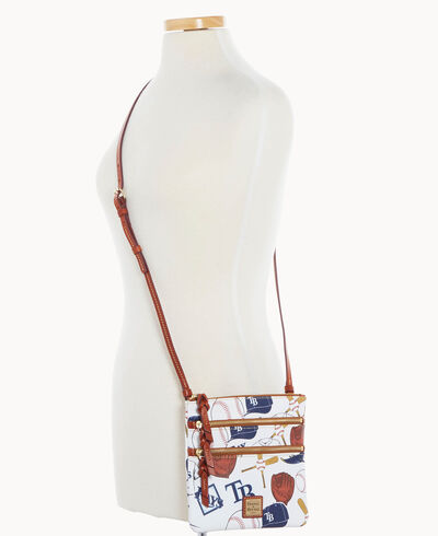 MLB Rays N S Triple Zip Crossbody