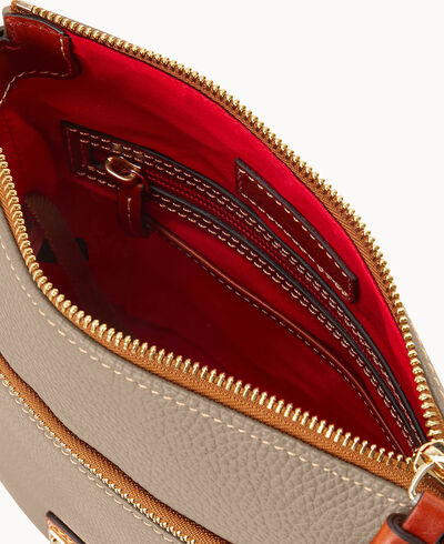 Pebble Grain Small Tassel Crossbody