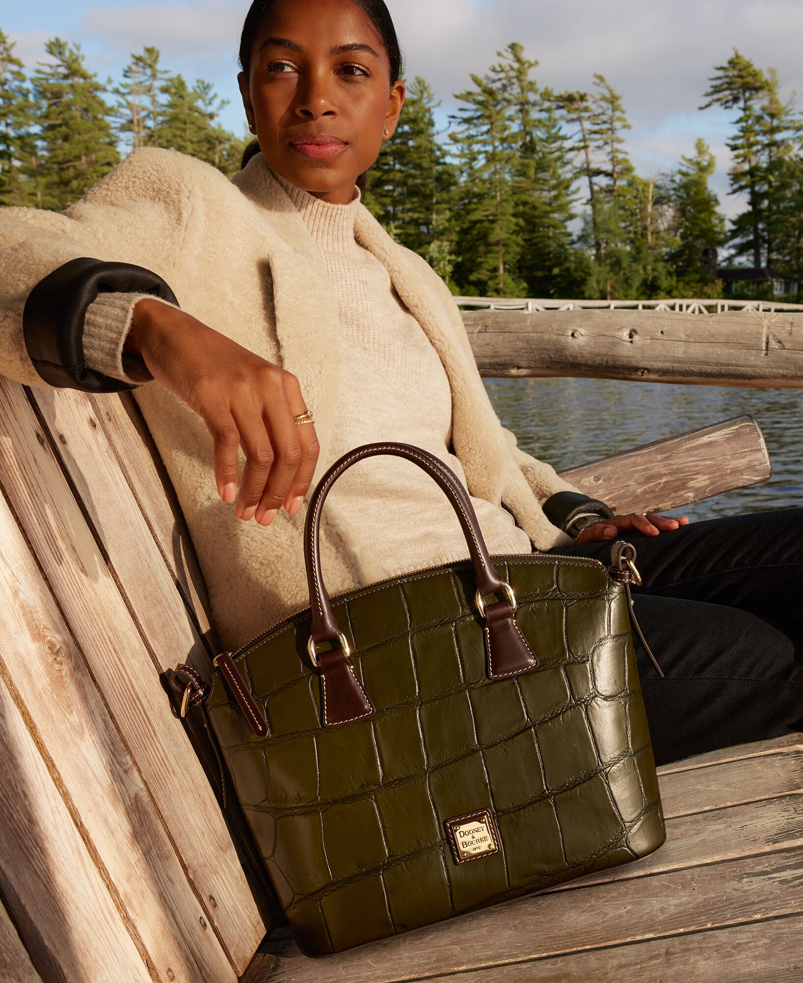 Dooney and bourke denison collection top