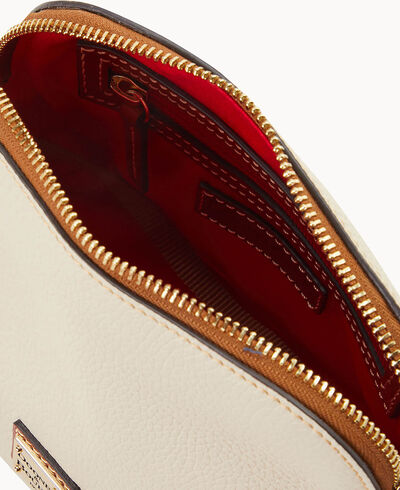Pebble Grain Domed Crossbody