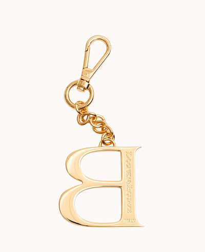 Monogram Pendant Key Chain Letter B