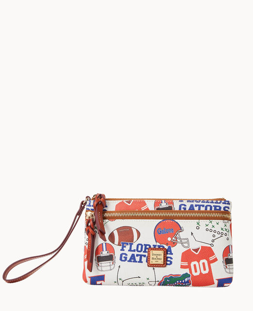 Collegiate University of Florida Double Zip Wristlet