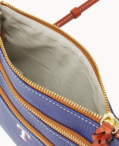 MLB Rangers North South Triple Zip Crossbody