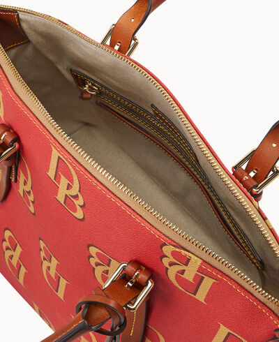 Monogram Domed Satchel
